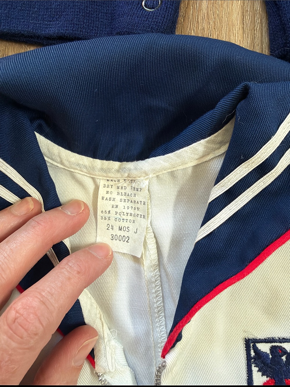 1970s Vintage Baby Toddler Boy Outfits Rompers Sailor Pilot Size 12-18 months - Picture 6 of 10